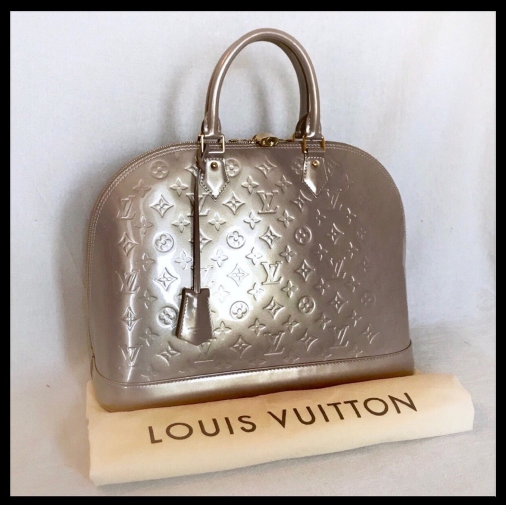 RARE! Louis Vuitton Vernis Alma GM Rose Angelique